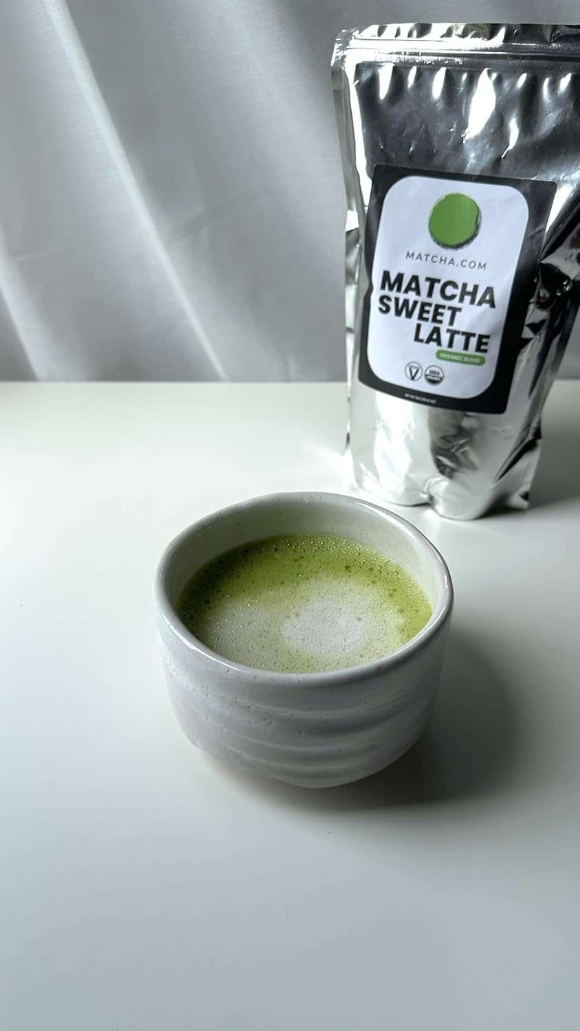 ORGANIC MATCHA LATTE, SWEETENED MATCHA ORGANIC WHOLESALE 1KG BAG