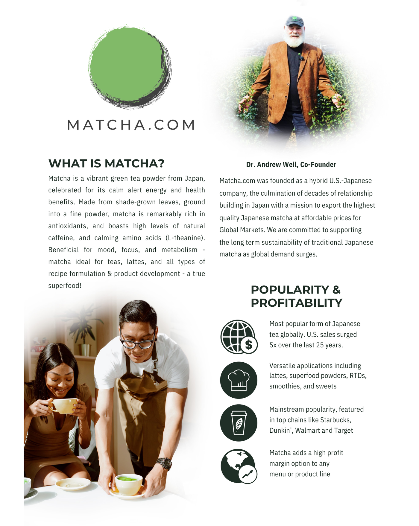 ORGANIC CAFE MATCHA